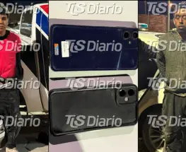 Entraron a una garita, se llevaron varias cosas y los frenaron a metros en un descampado