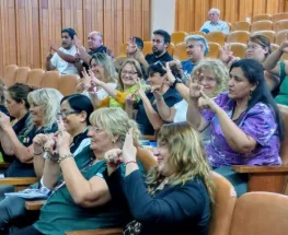 El Hospital Marcial Quiroga suma clases de Lengua de Señas para mejorar la atención