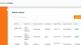 En San Juan, el canon minero ya se paga solo por internet