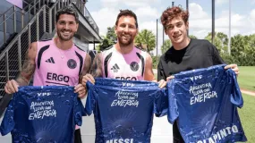 La postal que hizo estallar a los hinchas: Colapinto y Messi, juntos en Miami