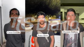 Tres hombres terminaron detenidos tras querer escapar con un equipo de audio