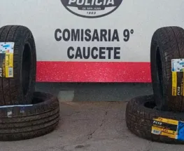 Aparecieron cubiertas robadas en Caucete: buscan a los delincuentes