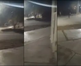 Madrugada caliente en Rivadavia: un video muestra corridas tras un presunto tiroteo