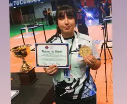 Tiene 17 años, salió campeona nacional y ahora busca apoyo para viajar al Sudamericano