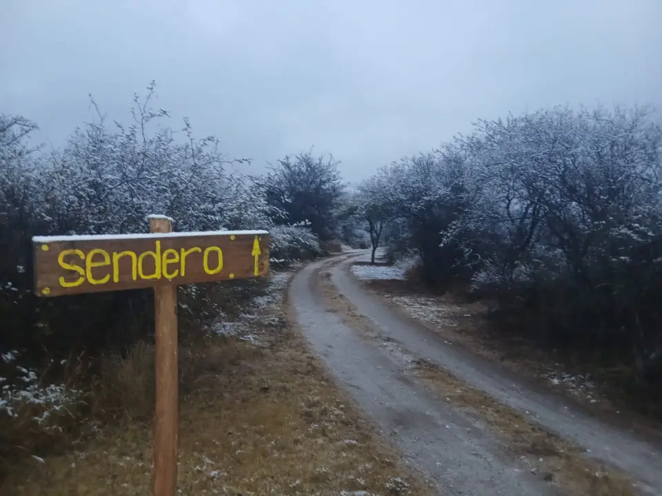 Valle Fértil se vistió de blanco y dejó imágenes espectaculares en medio del invierno - Imagen